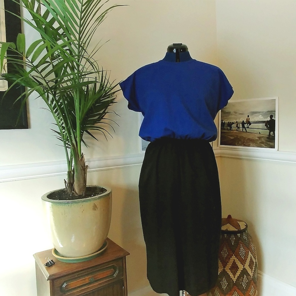 Super comfy and flattering blouson dress